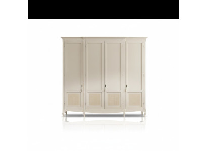 Echtholz Kleiderschrank Holzschrank Schrank Massive Schlafzimmer Möbel Italien