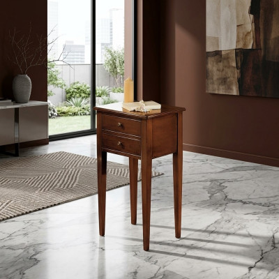 Telefontisch Konsolen Tische Echtes Holz Kommode Sideboard Tisch Luxus Möbel Neu
