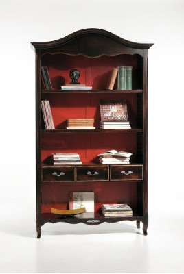 Bücherregal Vitrine Vitrinenschrank Klassischer Schrank Bücherschrank Holz Neu