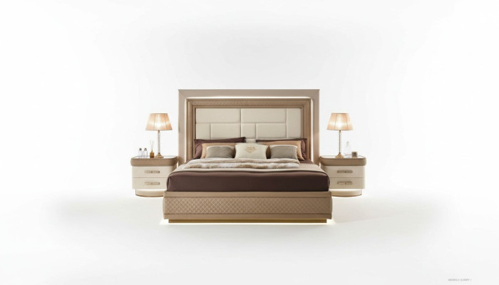 Bett Bettrahmen Holz Doppel Schlafzimmer Modern Doppelbett Möbel Luxus Betten