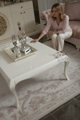 Couchtisch Wohnzimmer Kaffeetisch Design Möbel Luxus Holz Klassisch Neu