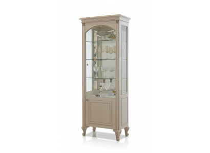 Vitrine Glasschrank Holz Schränke Wohnzimmer Vitrinen Italienische Luxus