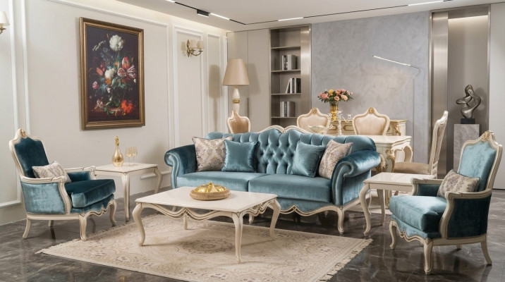 Sofa Design Dreisitzer Couch Polster 3er Sofas Zimmer Möbel Luxus Stoff