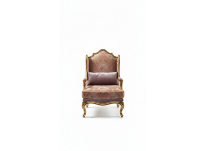Luxus Möbel Design Sessel Design Einsitzer Textil Wohnzimmer Classic