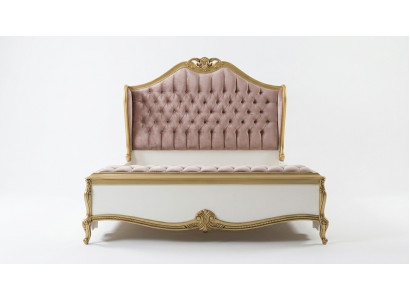 Chesterfield Bettrahmen Design Polster Luxus Bett Schlafzimmer Betten Rosa