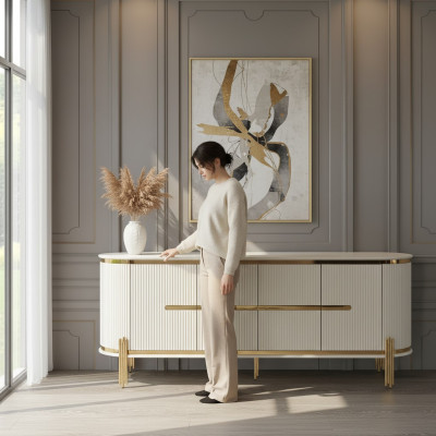 Luxus Sideboard Kommoden Holz Design Schlafzimmer Kommode Stil Modern