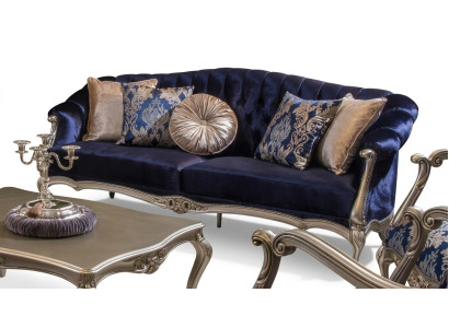 Polster Designer Möbel Dreisitzer Sofa 3 Sitzer Sofas Textil Couchen Neu