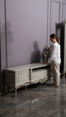 Luxus Sideboard Fernsehwand tv Schrank rtv Möbel Schränke Holz Lowboard