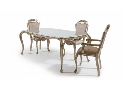 Esszimmer Set Essgruppe Klassische Barock Rokoko 4tlg Stuhl Garnitur 4x Stühle