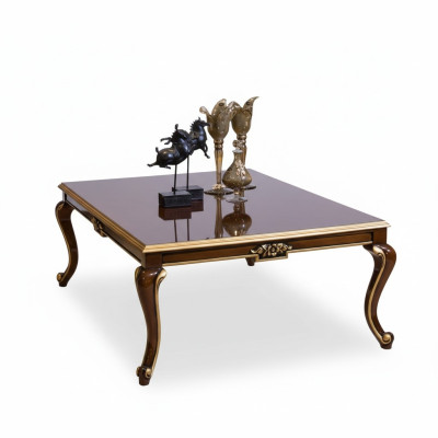 Luxus Couchtisch Braune Couchtische Wohnzimmer Holz Tisch Möbel