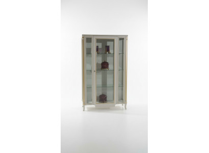 Schränke Holz Vitrinen Glas Echtholz Vitrine Wohnzimmer Möbel Anrichte