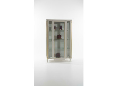 Schränke Holz Vitrinen Glas Echtholz Vitrine Wohnzimmer Möbel Anrichte