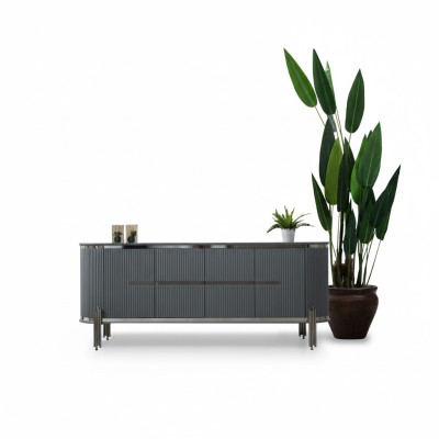 Klassische Sideboard Kommode Holz Schrank Schränke Luxus Möbel Kommoden Neu