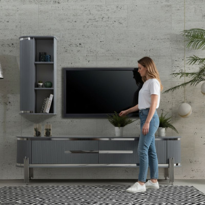 tv Schrank Luxus Sideboard Kommode Möbel Wohnzimmerschrank Schränke Regal Holz