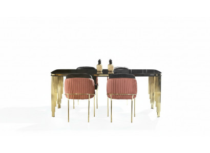 Luxus Esszimmer Set Tisch Garnitur Klassische Stuhlgruppe 4x Stühle Sets 5tlg