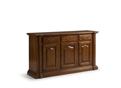 Kommode Anrichte Sideboard Braun Holz Massiv Schrank Möbel Kommoden Sideboards