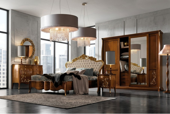 Schlafzimmer Set Hotel Design Schlafzimmer Luxus Bett Nachttisch Kommode 6tlg