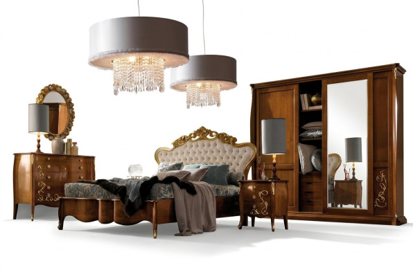 Schlafzimmer Set Hotel Design Schlafzimmer Luxus Bett Nachttisch Kommode 6tlg