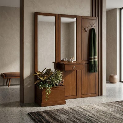 Schrank Garderobe Regal Schrank Kleider Möbel Schränke Garderoben Anrichte Holz