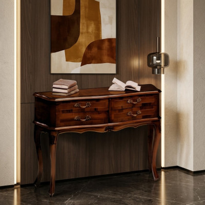 Kommode Konsolen Barock Rokoko Tisch Kommoden Holz Design Beistell Schrank