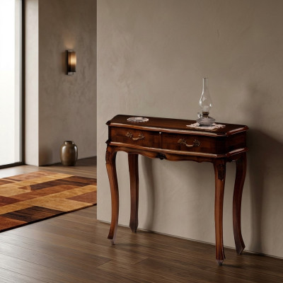 Tisch Konsolen Kommode Barock Rokoko Kommoden Holz Design Beistell Schrank