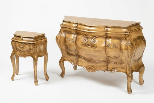 Kommode Holz Italienische Stil Möbel Luxus Kommoden Barock Sideboard Italien Neu