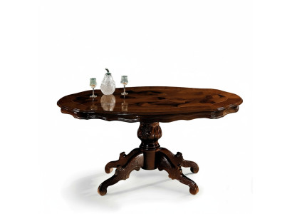 Klassischer Couchtisch Tisch Wohnzimmer Tische Barock Holz Couchtische Kaffee
