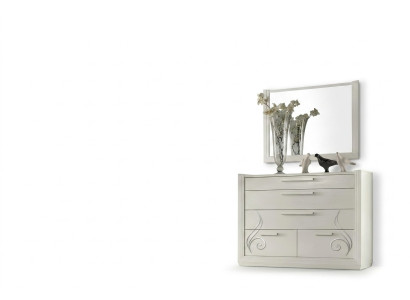 Kommode Spiegel Kommoden Holz Modern Schränke Konsole Schränke Italien Set 2tlg.