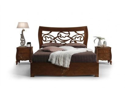 Schlafzimmer Bett Nachttisch Betten Garnitur Holz Bettrahmen Luxus Neu Set 3tlg.