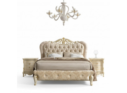 Luxus Chesterfield Bett Betten Polsterbett Doppel Italienisches Schlafzimmer Neu