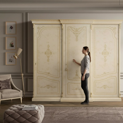 Luxus Kleiderschrank Schrank Stil Möbel Klassische Schlafzimmer Schränke Holz