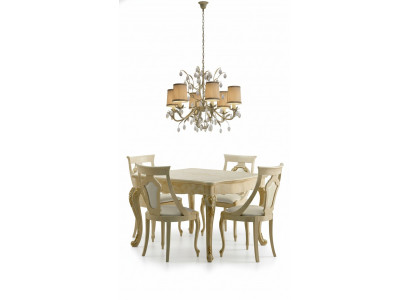 Tische Esstisch Ausziehbar Klassischer Design Tisch Italienische Möbel Holz Ess