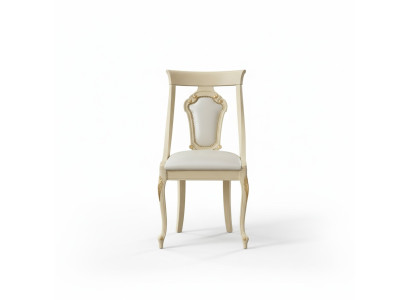 Esszimmerstuhl Stuhl Esszimmer Stühle Holz Design Stil Barock Beige Lehn Sitz