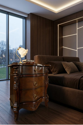 Nachtisch Konsolen Schlafzimmer Möbel Nachttische italienischer Leuchten Tisch