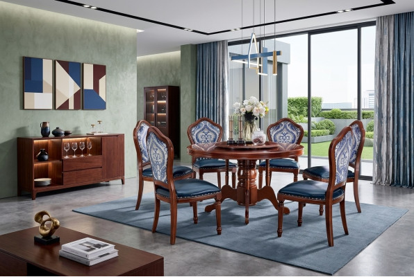 Essgarnitur Tisch Essgruppe 6 Stühle Lehnstühle Esszimmer Gruppen Holz