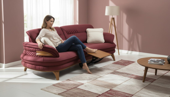 Dreisitzer Couch Polster Couchen Sofas Wohnzimmer Möbel Klassisches