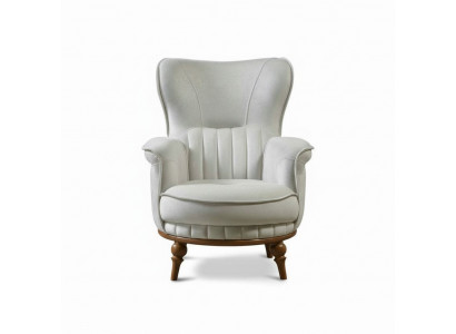 Sessel Luxus Design Textil Wohnzimmer Klassisches Stil Möbel Lounge