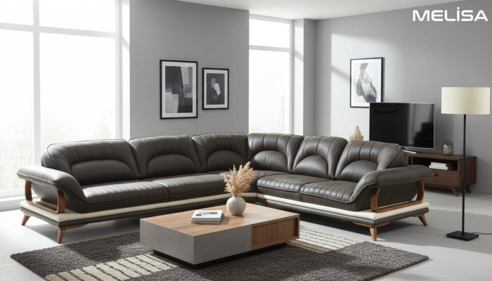 Wohnzimmer Textil L-Form Sofas Couchen Neu Sofas Ecke Ecksofa Couch