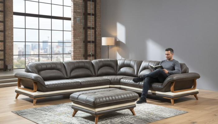 Ecksofa L Form Sofa Couch Polster Sofas Wohnlandschaft Stoffsofa