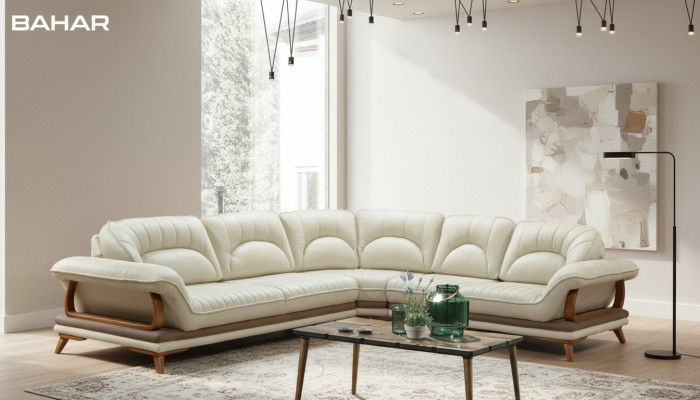 Design Stoff Ecksofa L-Form Sofa Design Polster Klassisch Eckgarnitur