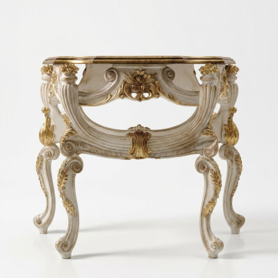 Couchtisch Tisch Beistelltisch Wohnzimmertisch Holz Royal Beistell Barock Tische
