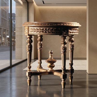 Couchtisch Tisch Beistelltisch Wohnzimmertisch Holz Royal Beistell Barock Möbel