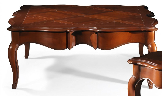 Beistelltisch xxl Echtholz Tisch 112x112cm Möbel Italienische Einrichtung Tische