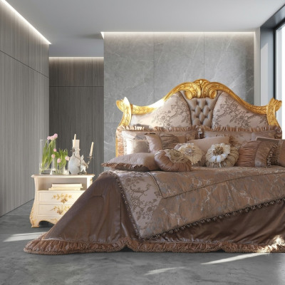Luxuriöses Chesterfield-Stil Kopfteil für Ihr Bett