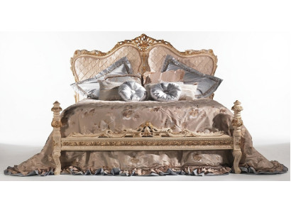 Chesterfield Bett Luxus Doppel Italienische Möbel Einrichtung Boiserie Betten