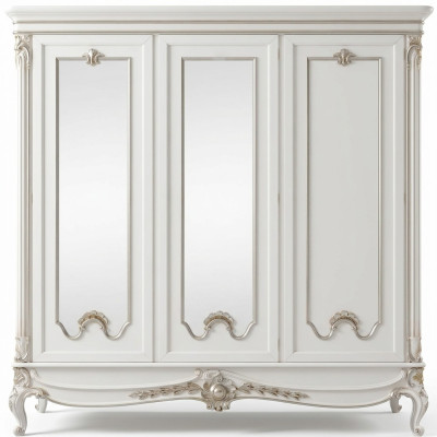 Schrank Kleiderschrank Regal Aufbewahrungs Garderobe Modern Spiegel Holz Design