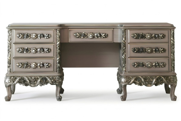 Konsolentisch Konsolentische Möbel Konsolen Kommode Sideboard Holz Farbe Silber