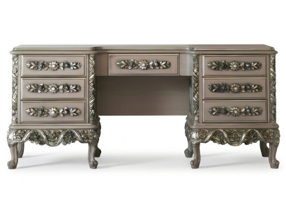 Konsolentisch Konsolentische Möbel Konsolen Kommode Sideboard Holz Farbe Silber