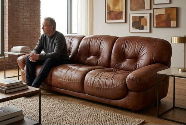 Chesterfield Klassischer Dreisitzer Sofa Wohnlandschaft Textilsofa 3 Sitz Couch