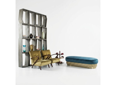 Sessel Wohnzimmer Couch Sofa Einsitzer Polster Italienische Möbel Samt Design